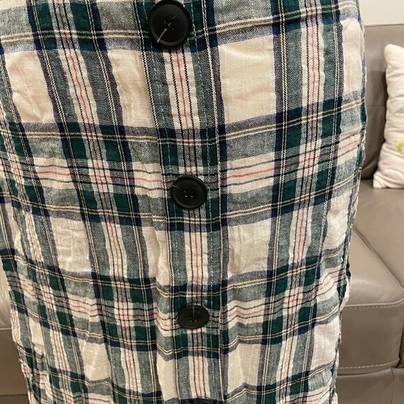 ZARA Plaid Ruffled Maxi Skirt - Picture 5 of 13